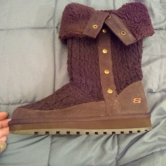 Sketchers cable knit boots - Picture 5 of 7
